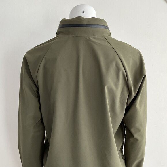 Outerknown Active Windbreaker S Green Agility Packable Hood - Picture 11 of 12